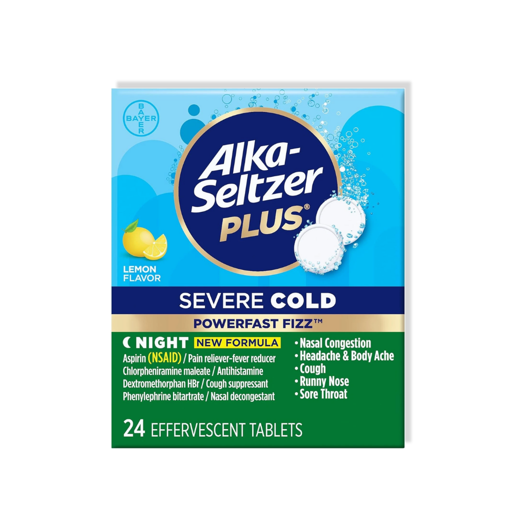 Alka-Seltzer Plus® Severe Cold PowerFast Fizz