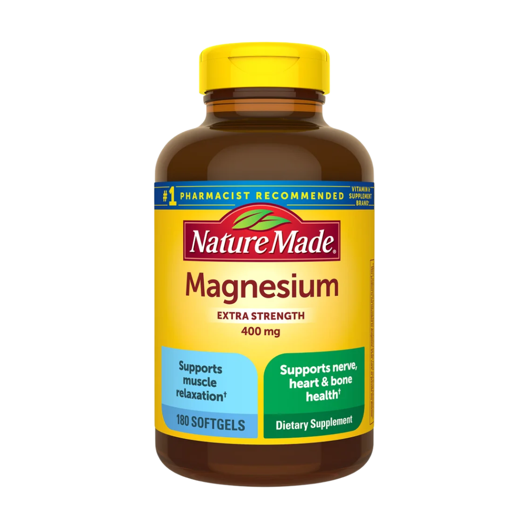 Nature Made Extra Strength Magnesium 400mg – 180 Softgels