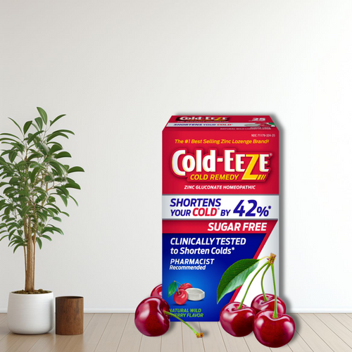 Cold-EEZE Cherry Zinc Lozenges – 25 Count