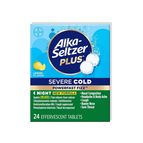 Alka-Seltzer Plus® Severe Cold PowerFast Fizz
