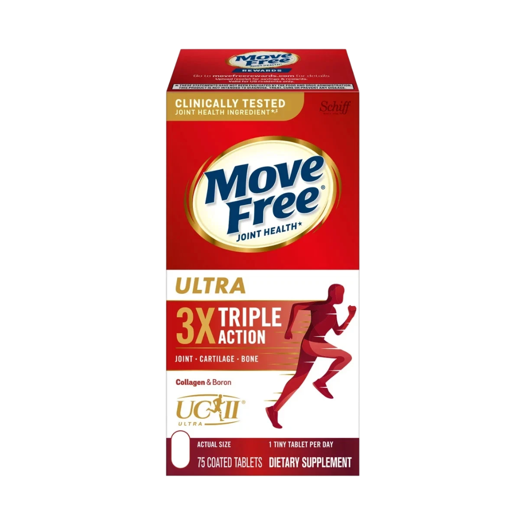 Schiff Move Free Ultra Triple Action Joint Supplement – 75 Tablets
