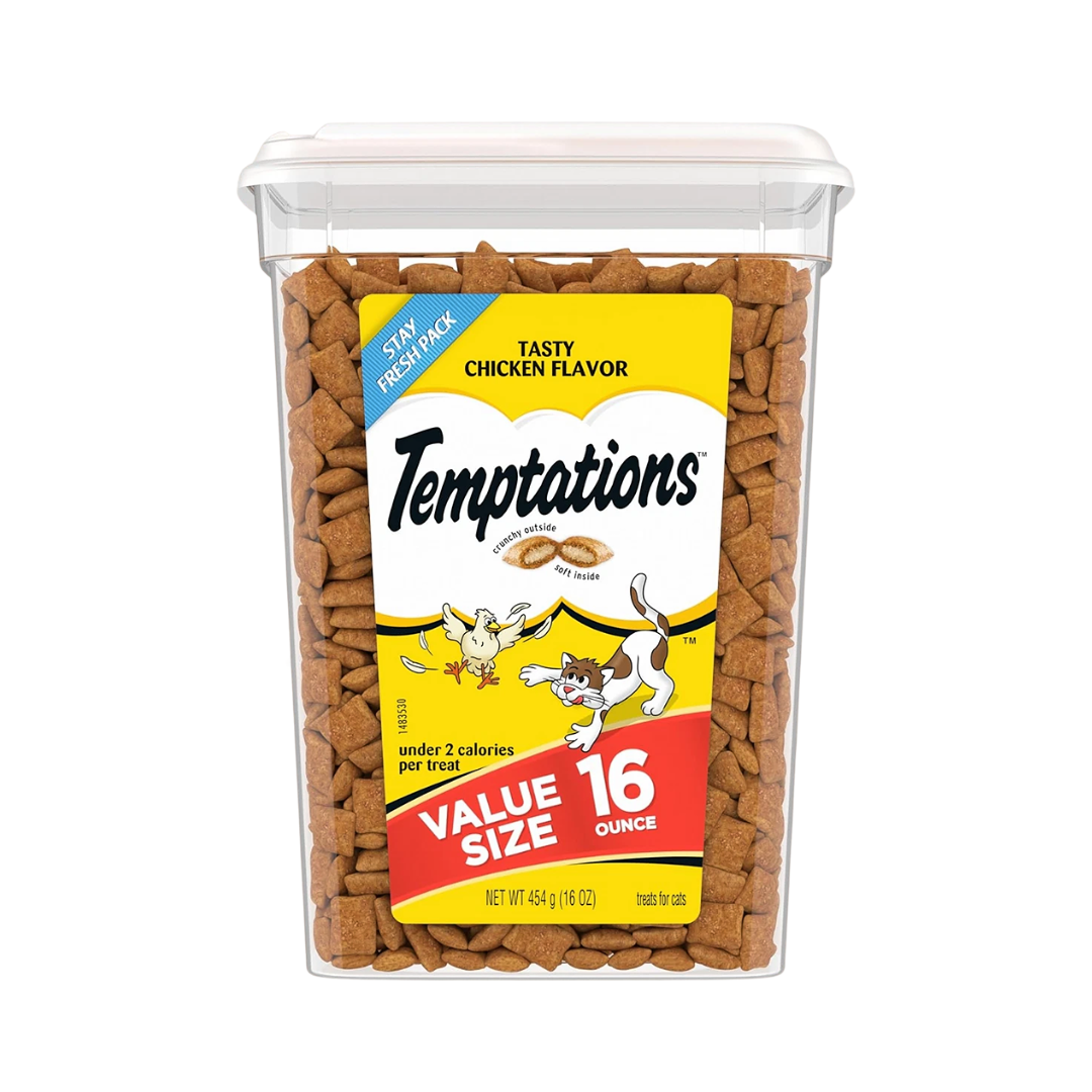 Temptations Classic Treats for Cats – Tasty Chicken Flavor, 16 oz
