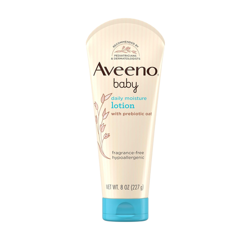 Aveeno Baby Daily Moisture Body Lotion with Oatmeal, Fragrance-Free, 8 fl oz