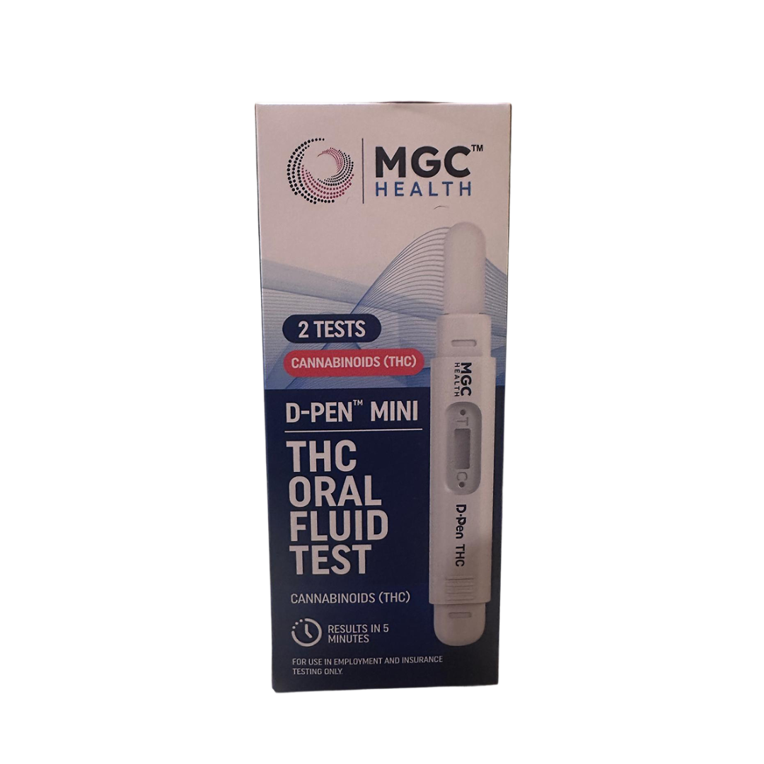 MGC Health D-PEN Mini Marijuana Saliva Drug Test – 1 Panel | 2 Tests