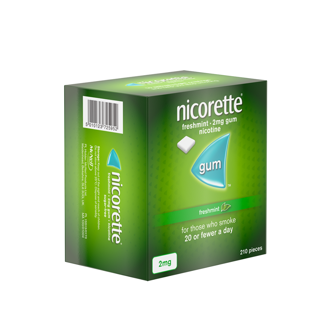 Nicorette Fresh Mint Gum