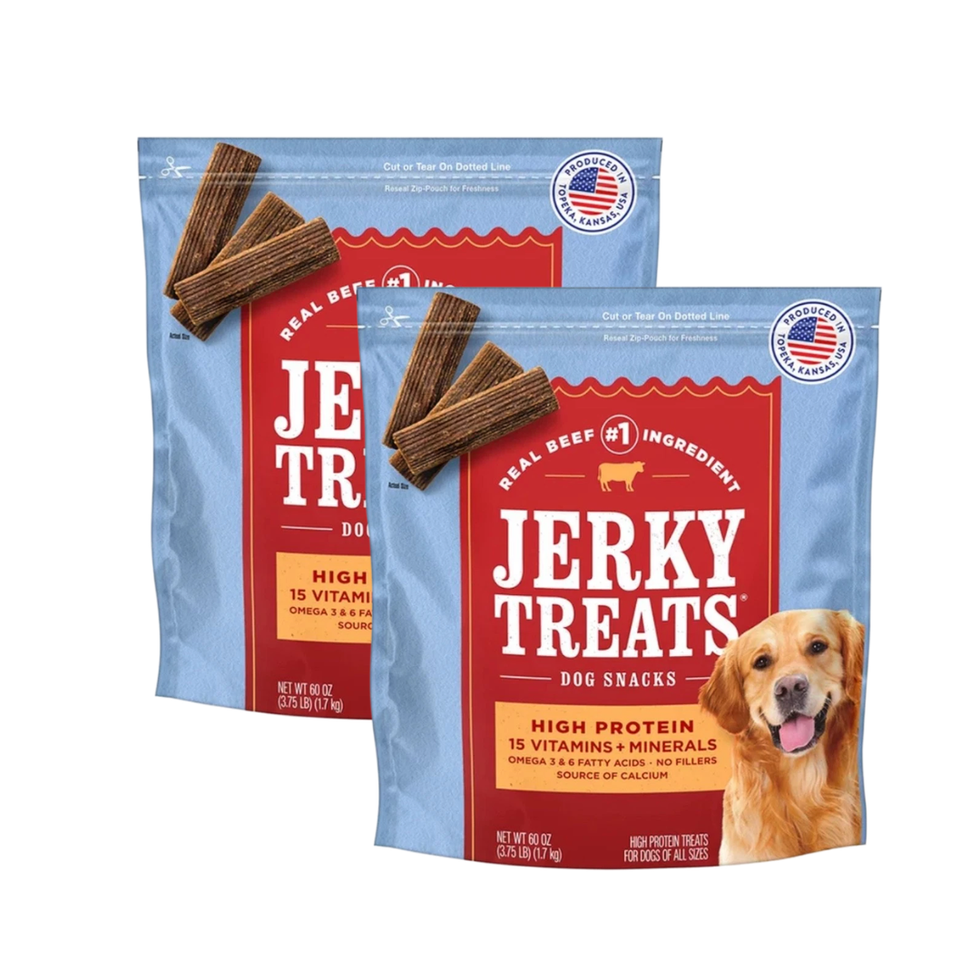 Jerky Treats American Beef Dog Snacks Real Beef 60 oz